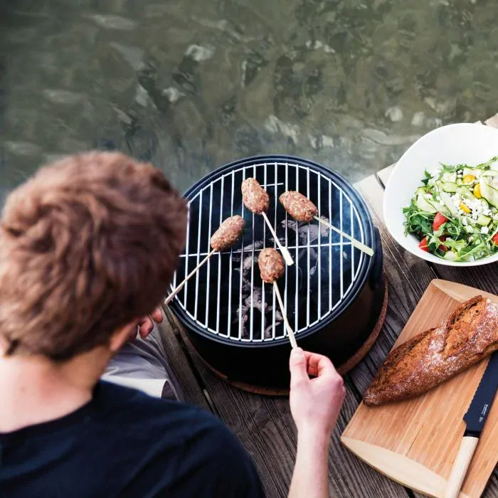 Gril Table BBQ (čierny) - LEO