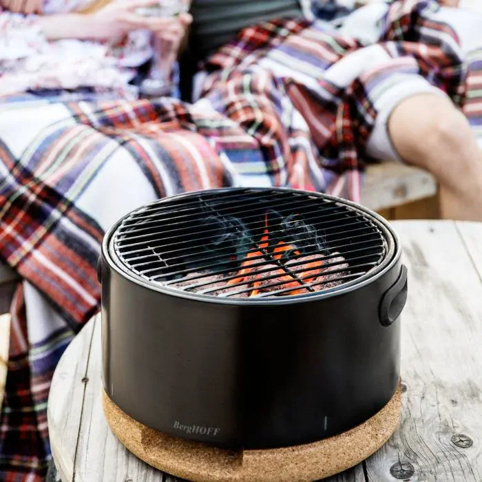 Gril Table BBQ (čierny) - LEO