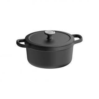 Hrniec Graphite s pokrievkou liatina 26 cm